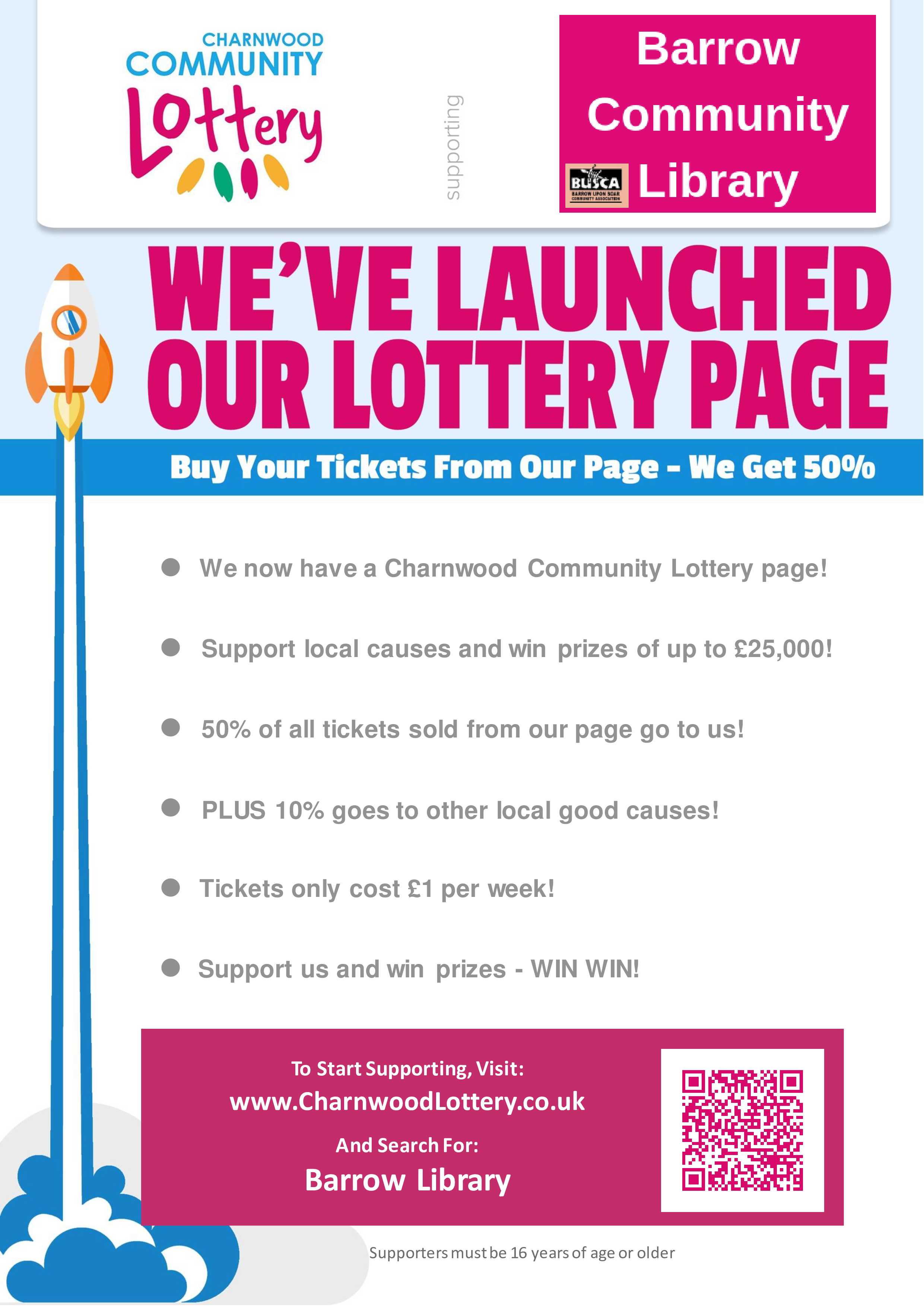 Charnwood Lottery Launch